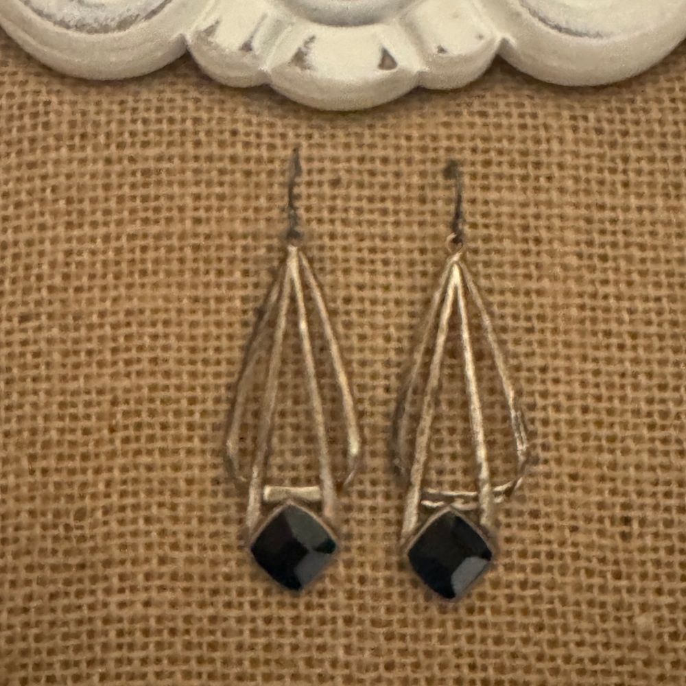 SILPADA ONYX midnight drop dangle earrings✨
